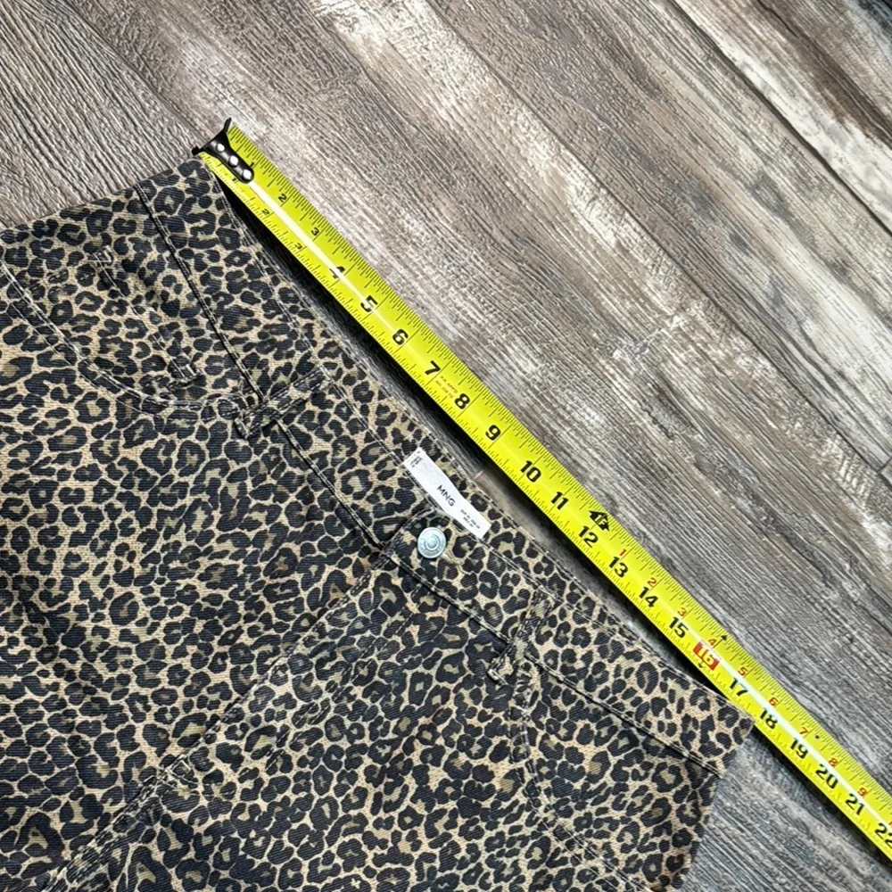 MNG Women's Leopard Print Shorts, Sise - Picture 7 of 9
